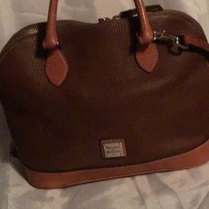 Dooney & Burke Pebble Grain ZIP Zip Satchel